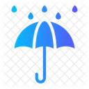 Rain Protected Umbrella Icon