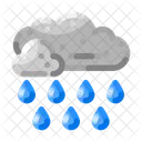 Rain Rainy Rainfall Icon