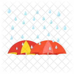 Rain and umbrella  Icon