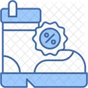 Rain Boots Footwear Sale Icon