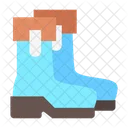 Rain Boots Shoes Icon