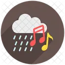 Rain Cloud Relaxation Nature Icon