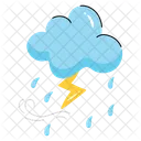 Landscape Rain Sky Icon
