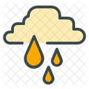 Rain Drops Water Icon