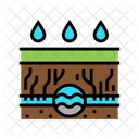Rain Gutter Drainage Icon