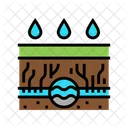 Rain Gutter Drainage  Icon