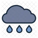 Rain Cloud Weather Icon