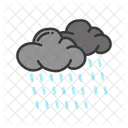 Rain Water Droplets Icon