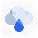 Weather Cloud Drop Icon