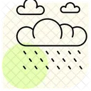 フィールドに雨が降る アイコン