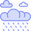 Rain On Field Rain Field Icon