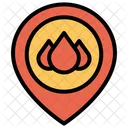 Drop Droplets Location Icon