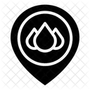 Drop Droplets Location Icon