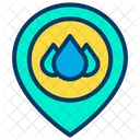 Drop Droplets Location Icon