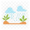 Rain Plant Earth Day Icon
