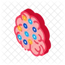 Abstract Brain Face Icon