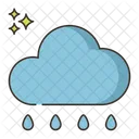 Rain Showers Cloud Rainy Season Icon