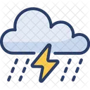 Rain Storm Lightning Thunderstorm Icon