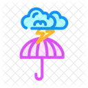 Storm Resistant Label Icon