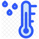 Temperature Thermometer Rain Icon