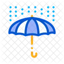 Rain Umbrella England Icon