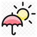 Rain Umbrella Sun  Icon