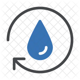 Rain Water Recycle  Icon