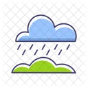 Rain Watering Garden Icon