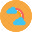 Rainbow Weather Cloud Icon