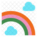 Rainbow Illustration Abstract Icon