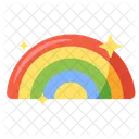 Rainbow Kindergarten Kids Icon