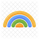 Rainbow Kids Playful Icon