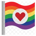 Rainbow Flag Pride Icon