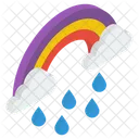 Rainbow Weather Color Spectrum Icon