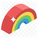 Rainbow Weather Color Spectrum Icon
