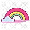 Weather Rainbow Forecast Icon