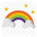 I Rainbow Rainbow Cloud Icon