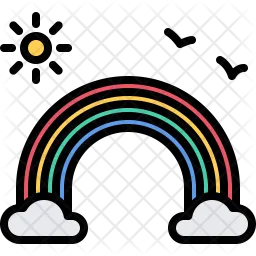 Rainbow  Icon