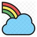Rainbow Sky Spring Icon