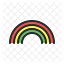 Rainbow Beautiful Colorful Icon