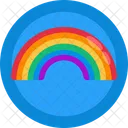 Rainbow Gay Homosexual Icon