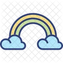 Cloud Rainbow Icon