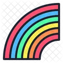 Rainbow Forecast Spring Icon