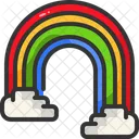 Rainbow Atmospheric Spectrum Icon