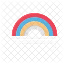 Rainbow Wind Blowing Icon