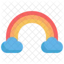 Rainbow Cloud Spring Icon