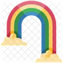 Rainbow Cloud Weather Icon
