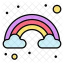 Rainbow Sky Spring Icon