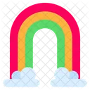 Rainbow Colorful Bright Icon