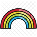 Rainbow Colorful Weather Icon